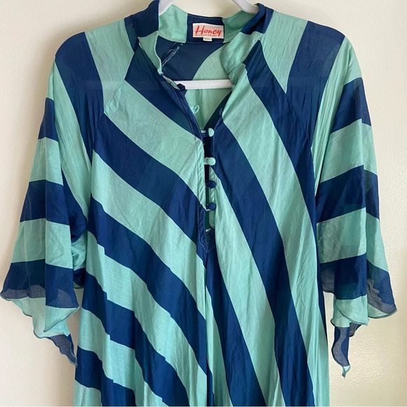 Honey of California striped festival maxi dress - Picture 3 of 7